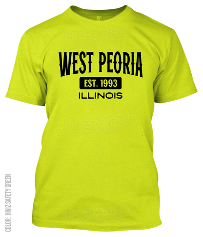 West Peoria, Illinois Athletic T-Shirt