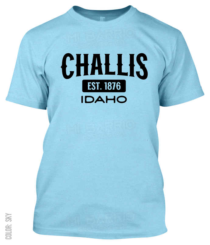 Challis, Idaho Athletic T-Shirt