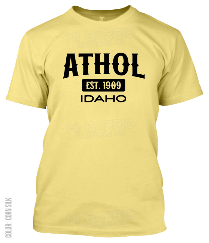 Athol, Idaho Athletic T-Shirt