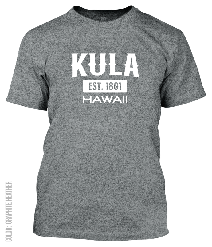 Kula, Hawaii Athletic T-Shirt