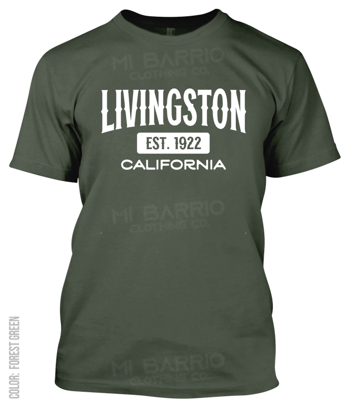 Livingston, California Athletic T-Shirt