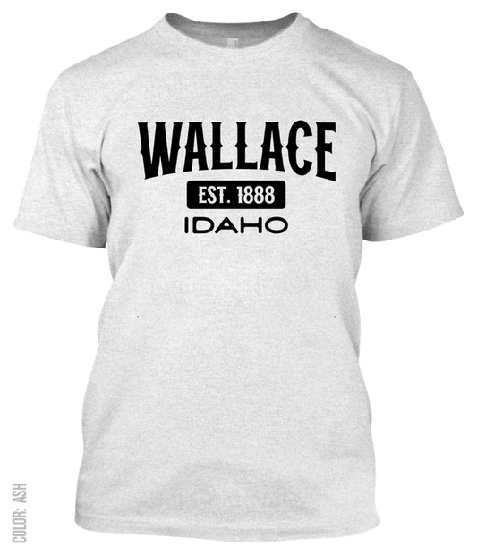 Wallace, Idaho Athletic T-Shirt