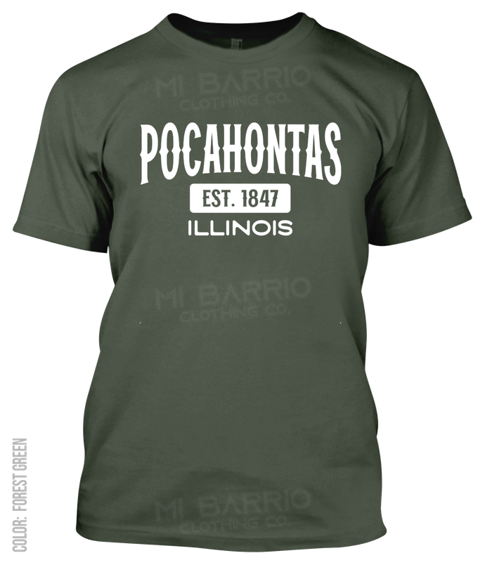 Pocahontas, Illinois Athletic T-Shirt