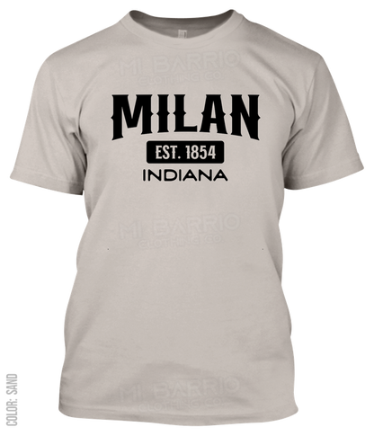 Milan, Indiana Athletic T-Shirt