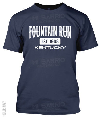 Fountain Run, Kentucky Athletic T-Shirt