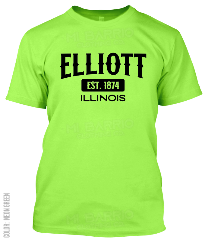 Elliott, Illinois Athletic T-Shirt