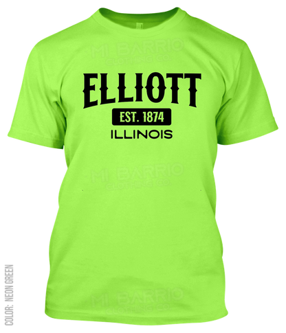Elliott, Illinois Athletic T-Shirt