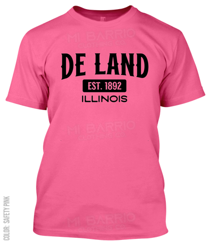 De Land, Illinois Athletic T-Shirt