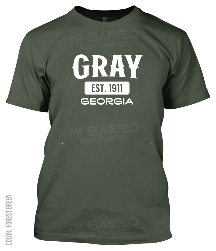 Gray, Georgia Athletic T-Shirt