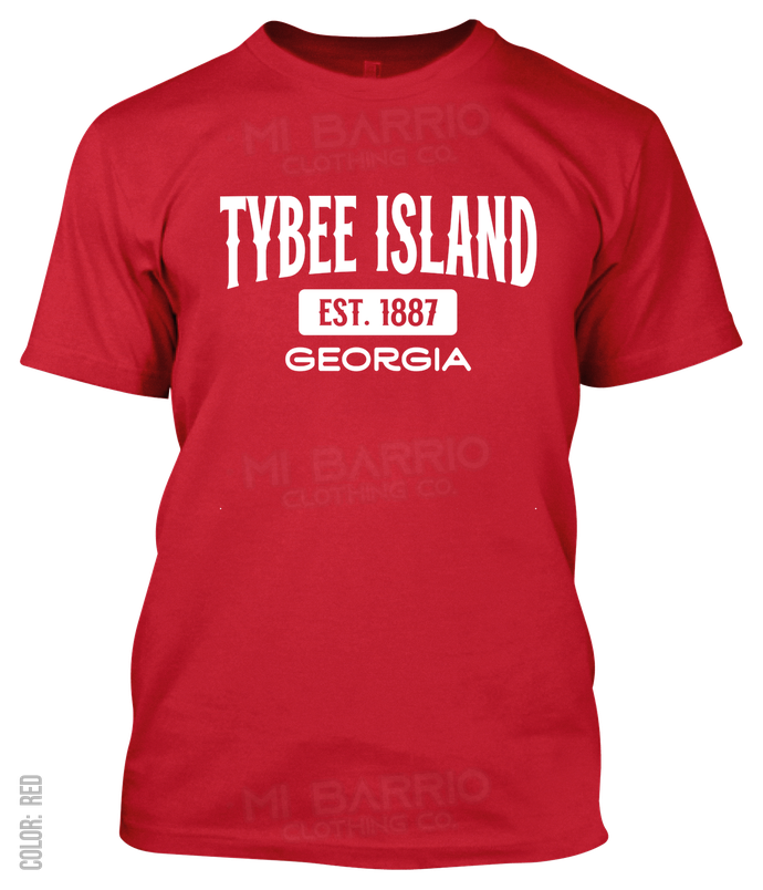 Tybee Island, Georgia Athletic T-Shirt