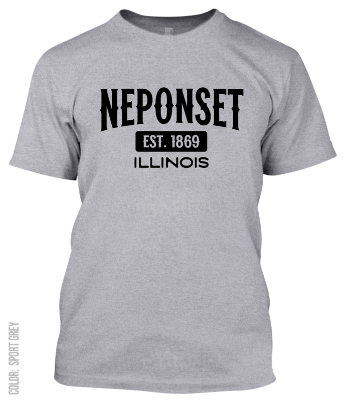 Neponset, Illinois Athletic T-Shirt