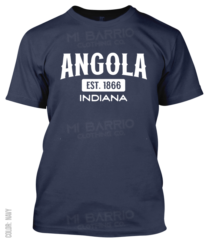 Angola, Indiana Athletic T-Shirt