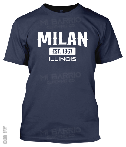 Milan, Illinois Athletic T-Shirt