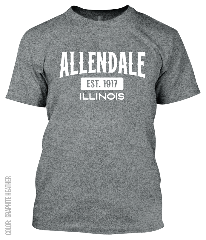 Allendale, Illinois Athletic T-Shirt