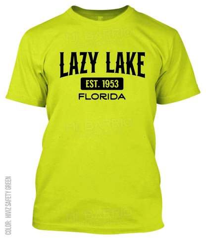 Lazy Lake, Florida Athletic T-Shirt