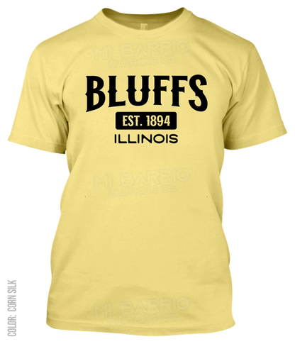 Bluffs, Illinois Athletic T-Shirt