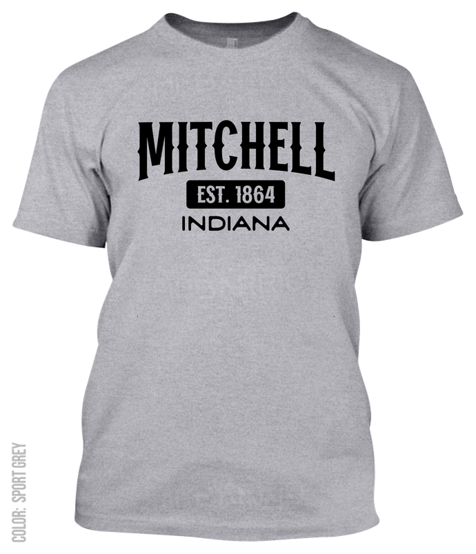 Mitchell, Indiana Athletic T-Shirt