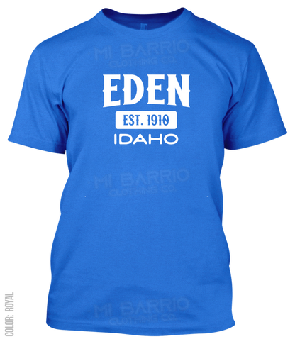 Eden, Idaho Athletic T-Shirt
