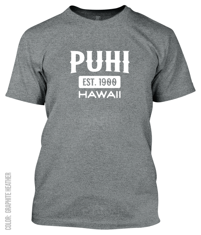Puhi, Hawaii Athletic T-Shirt