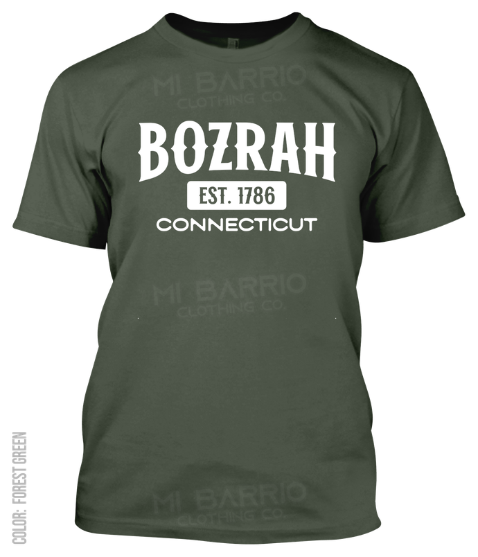 Bozrah, Connecticut Athletic T-Shirt
