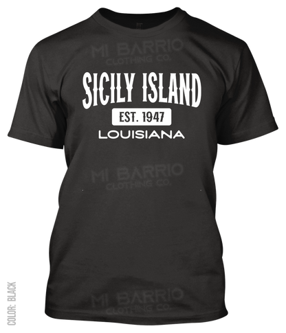 Sicily Island, Louisiana Athletic T-Shirt