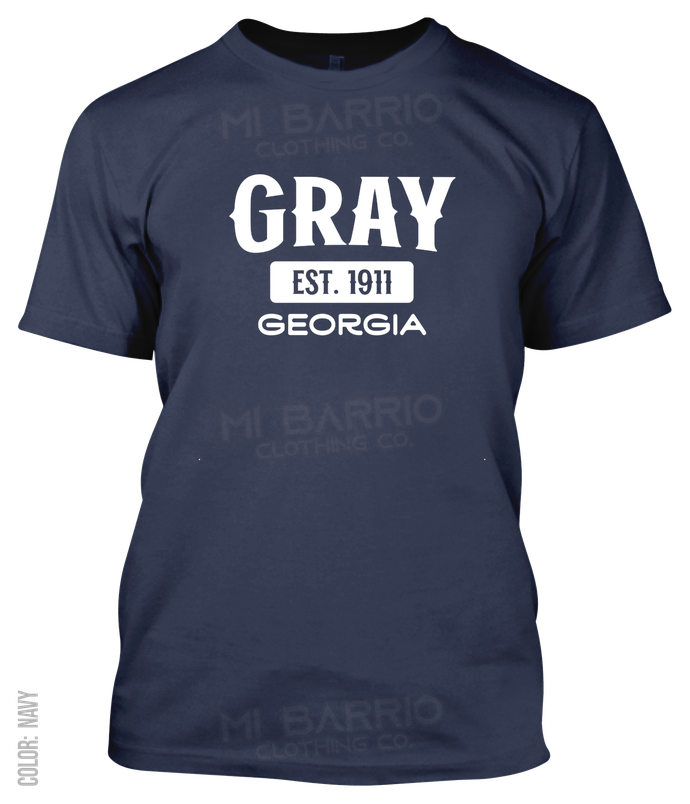 Gray, Georgia Athletic T-Shirt