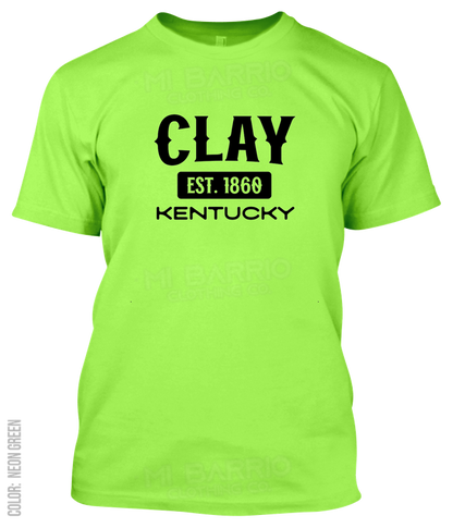 Clay, Kentucky Athletic T-Shirt