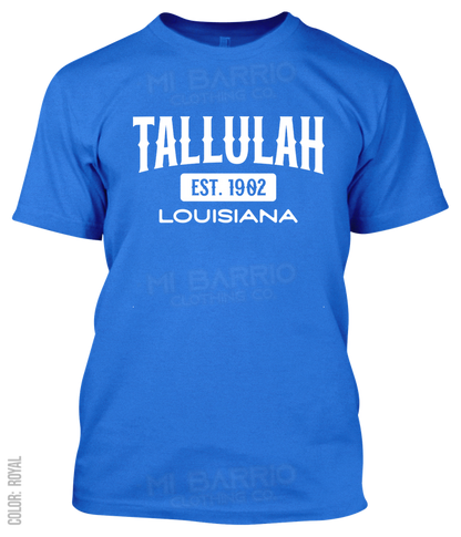 Tallulah, Louisiana Athletic T-Shirt