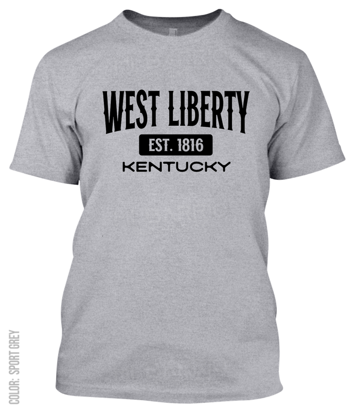 West Liberty, Kentucky Athletic T-Shirt