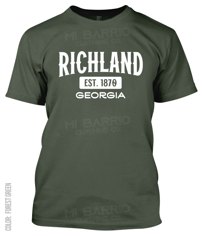 Richland, Georgia Athletic T-Shirt