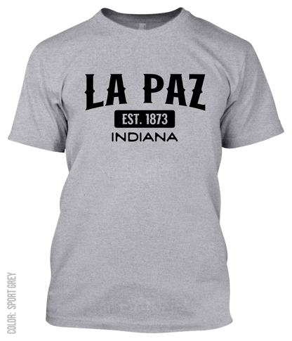 La Paz, Indiana Athletic T-Shirt