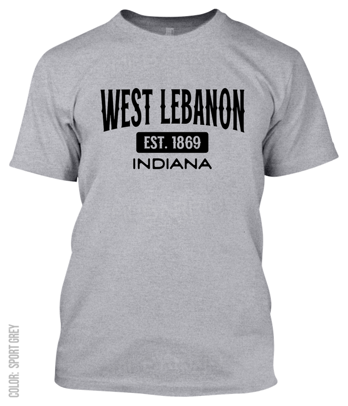 West Lebanon, Indiana Athletic T-Shirt