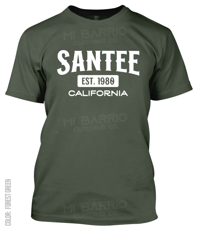 Santee, California Athletic T-Shirt