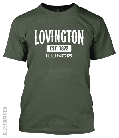 Lovington, Illinois Athletic T-Shirt