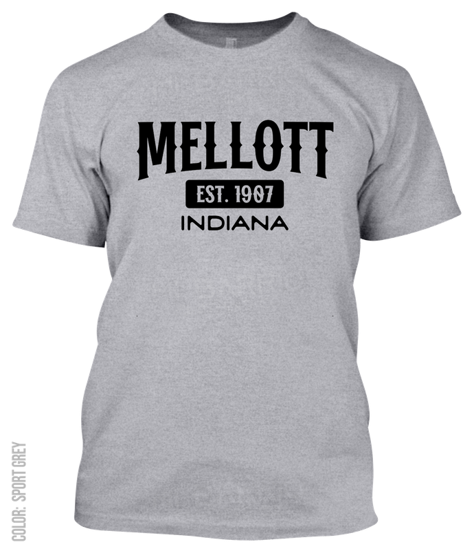 Mellott, Indiana Athletic T-Shirt