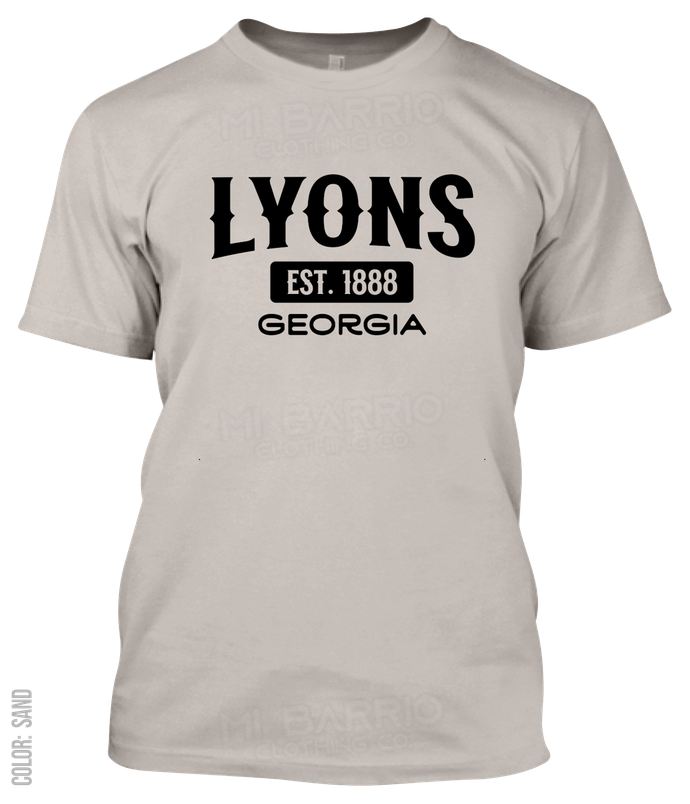 Lyons, Georgia Athletic T-Shirt