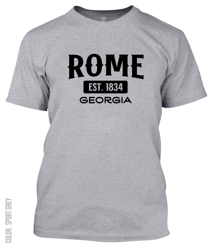 Rome, Georgia Athletic T-Shirt