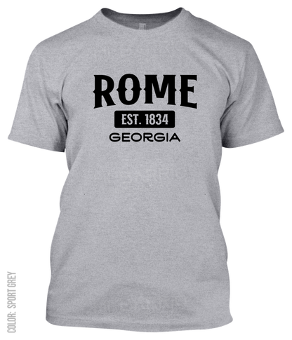 Rome, Georgia Athletic T-Shirt