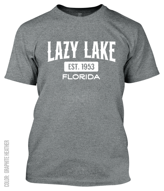 Lazy Lake, Florida Athletic T-Shirt