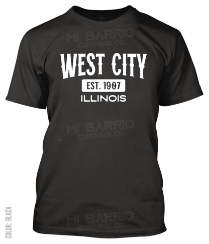 West City, Illinois Athletic T-Shirt