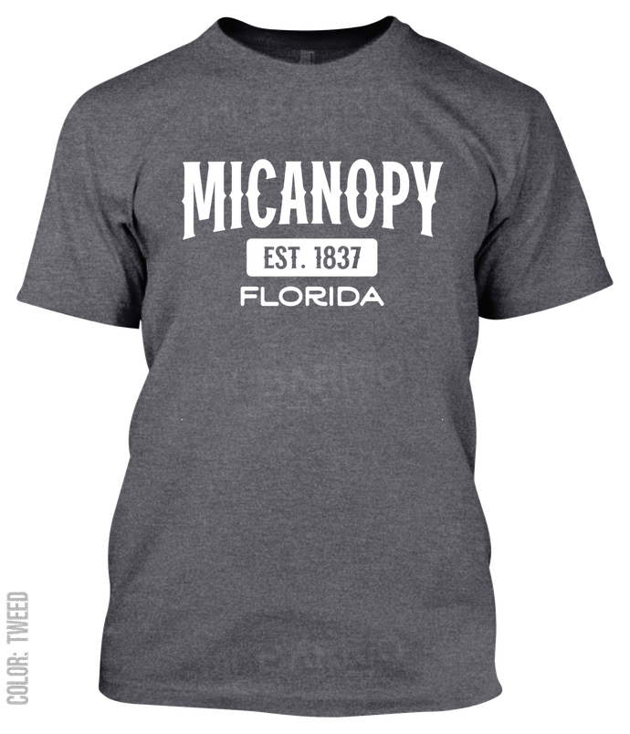 Micanopy, Florida Athletic T-Shirt