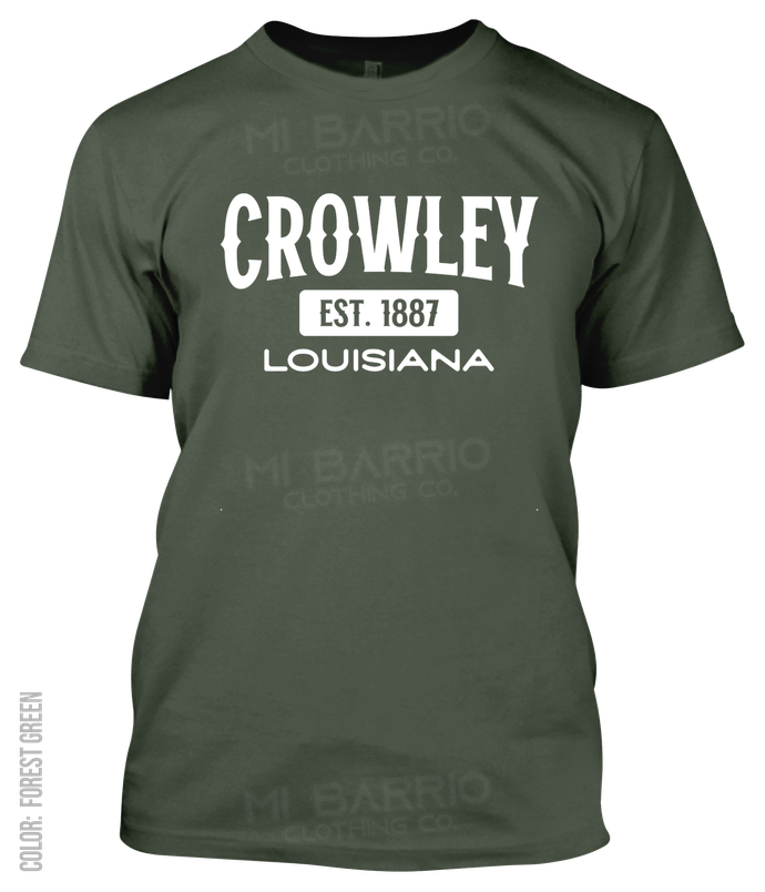 Crowley, Louisiana Athletic T-Shirt