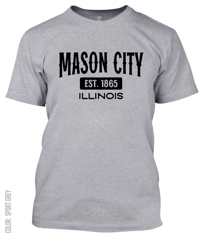 Mason City, Illinois Athletic T-Shirt