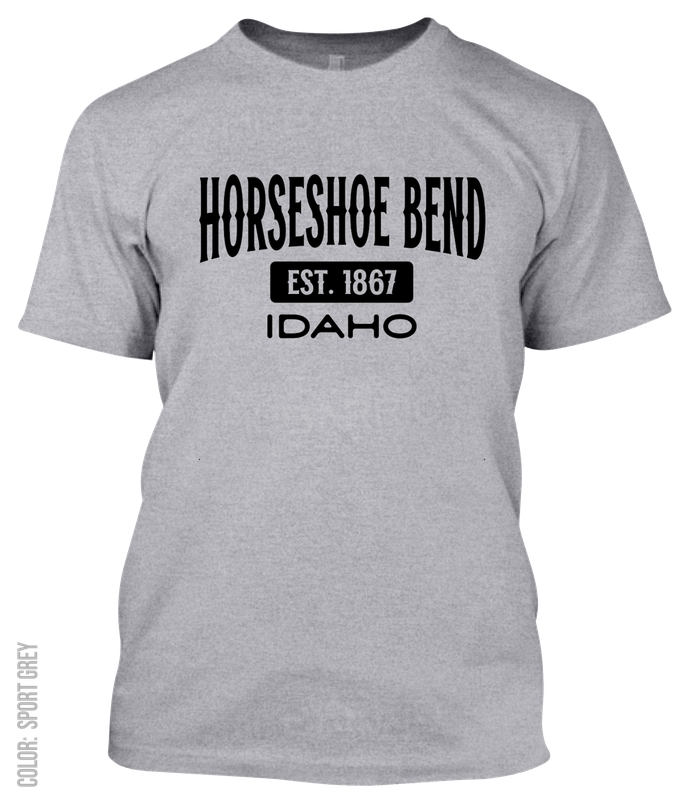 Horseshoe Bend, Idaho Athletic T-Shirt