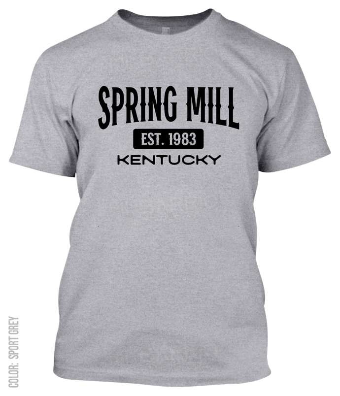 Spring Mill, Kentucky Athletic T-Shirt