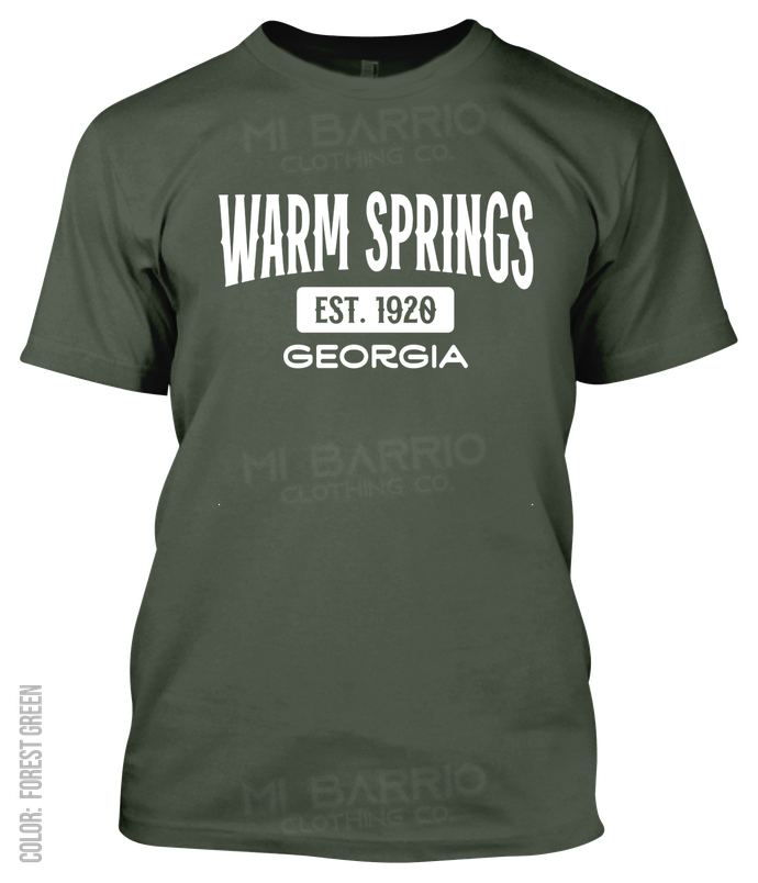 Warm Springs, Georgia Athletic T-Shirt
