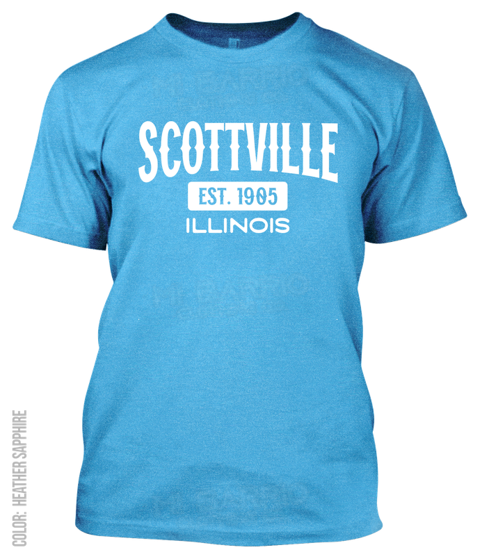 Scottville, Illinois Athletic T-Shirt