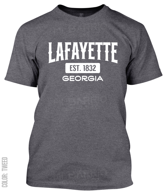 Lafayette, Georgia Athletic T-Shirt
