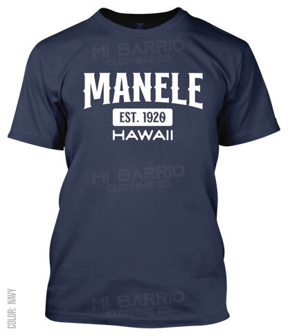 Manele, Hawaii Athletic T-Shirt