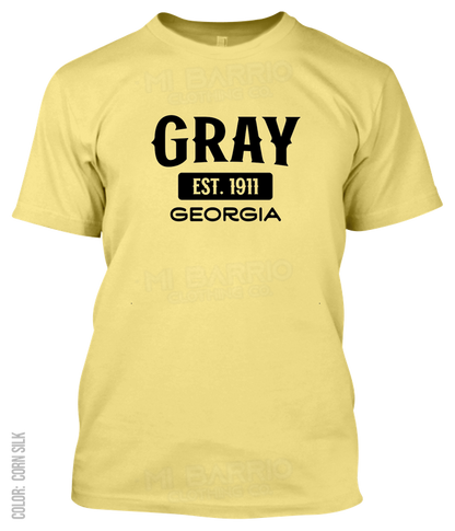 Gray, Georgia Athletic T-Shirt